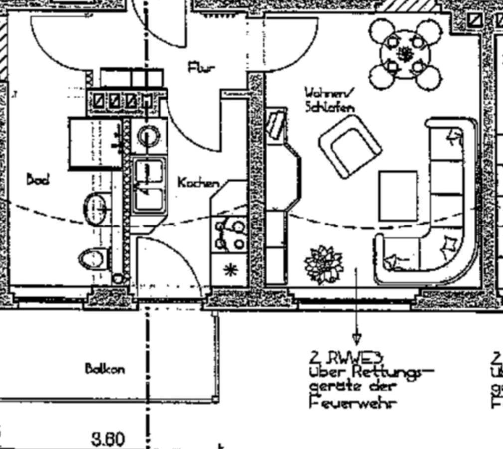 40 Qm Appartment Parkplatz, Balkon,Netflix, Prime Chemnitz Exteriör bild